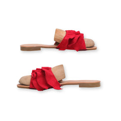 "Jolly Mix" Slid Strap Flats