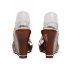 "Comtesa Italian" Slid Strap Wedges