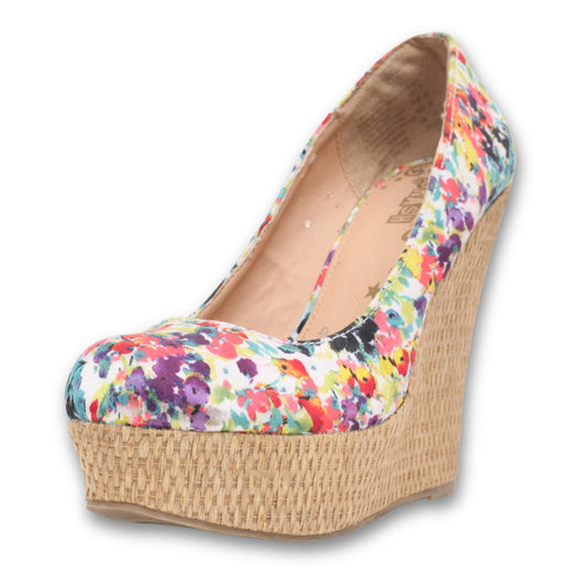 "Brash" High Wedge heels Pumps