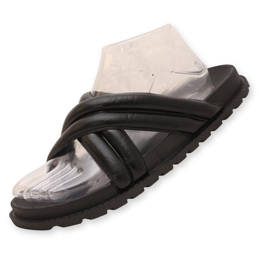 Sole Mat Women Cross Strap Slipper