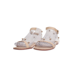 "Calzado Rivera" Pearls Strap Flats