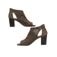 "EST 1946" Mule Style Block Heels