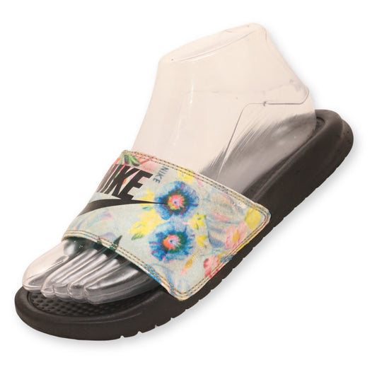 Nike women's slide floral print slipper