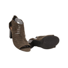 "EST 1946" Mule Style Block Heels
