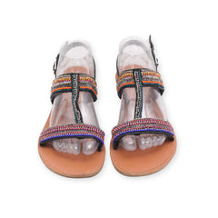 "Rampage" T Strap Flats