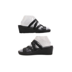 "Dual Cross" Slid Straps Sandals