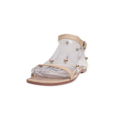 "Calzado Rivera" Pearls Strap Flats