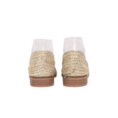 "Catherine" Woven Mule Flats