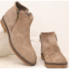Italeau Side Zipper Ankle Boots