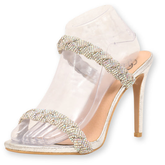 Daisy Fuentes braided strap Heels