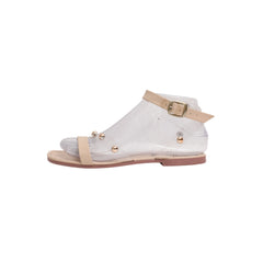 "Calzado Rivera" Pearls Strap Flats