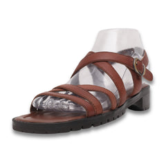 "Cross Roads" Strappy Sandals