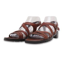 "Cross Roads" Strappy Sandals