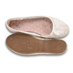 SO Flower Ambroidry Comfortable Pumps