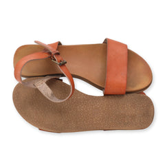 Open Toe Ankle Strap Flats