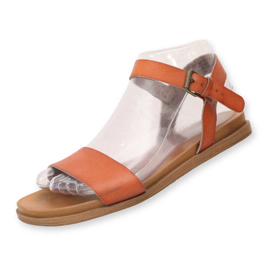 Open Toe Ankle Strap Flats