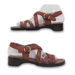 "Cross Roads" Strappy Sandals