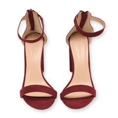 Wild Diva Launge Ankle Zipper Block Heels