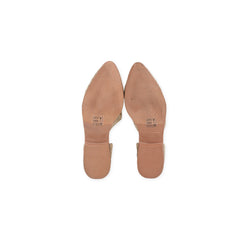 "Catherine" Woven Mule Flats