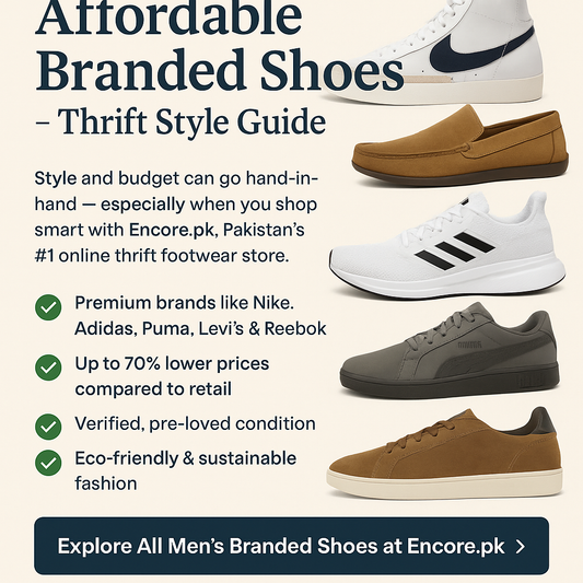 Affordable Branded Shoes for Men – Thrift Style Guide | Encore.pk