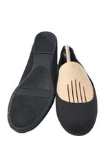 Slip On cushioned Black Shoes