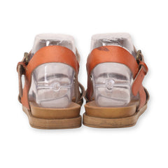Open Toe Ankle Strap Flats
