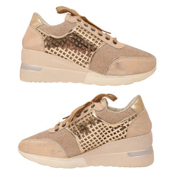 Breathable Women's Wedge Sneakers