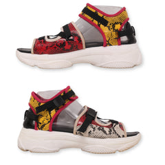 Cape Robbin Snake Print Women Sandals