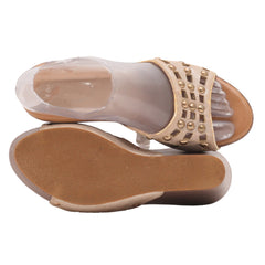 Italina Women Wedge Slide Sandal