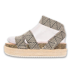 "Qupid" Stylish Strappy Comfort Heels