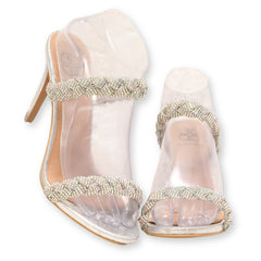 Daisy Fuentes braided strap Heels