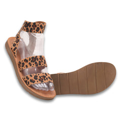 Indego Printed Strap Sandals