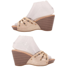 Italina Women Wedge Slide Sandal