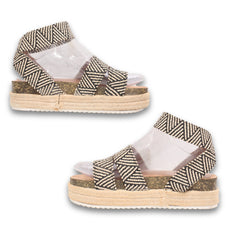"Qupid" Stylish Strappy Comfort Heels