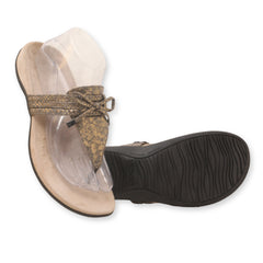 Vionic Snake Print Slide Slippers