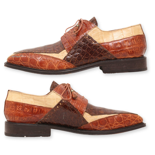 David Eden Genuine Alligator Leather Shoes