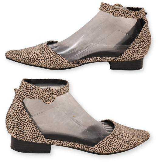 Express Pointed-Toe Ankle Strap Flats
