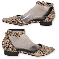 Express Pointed-Toe Ankle Strap Flats