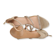 Kelly & Katie Strap Ankle Zipper Heels