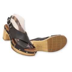 Clarks Cross Strap Block Heels