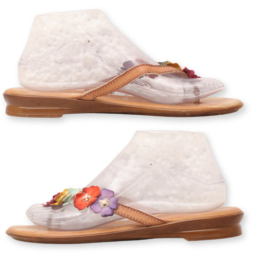 Italiana Flower Strap Slippers