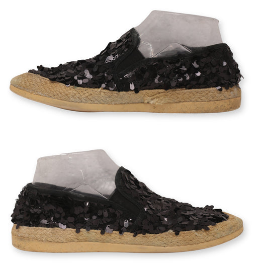 Women's Sequin Espadrille Casual Shoes