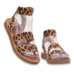 Indego Printed Strap Sandals