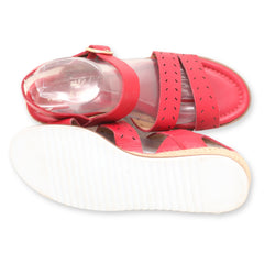Violet & Red Women Wedge Sandal