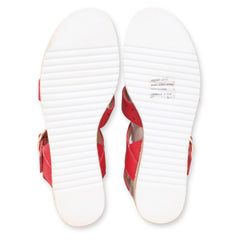 Violet & Red Women Wedge Sandal