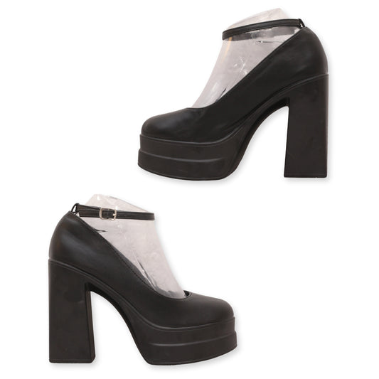 Ankle Strap High Heel Shoes