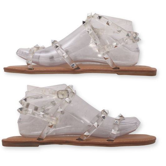 TIME & TRU strappy studded flat sandal