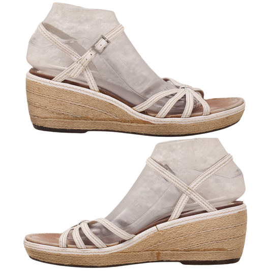 Clarks Artisan Strappy Wedge Sandals