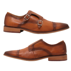 La Milano Men's Double Monk Strap Shoes