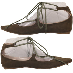 LIiliana Pointed-Toe Flats Pumps